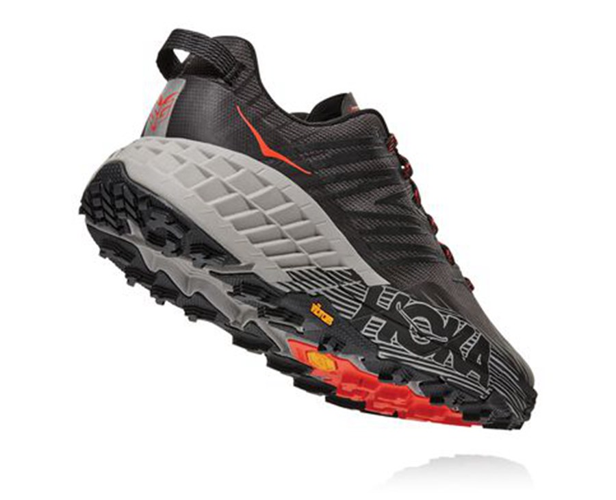 Hoka One One Trainers Mens Black - Speedgoat 4 - 09635WJVY